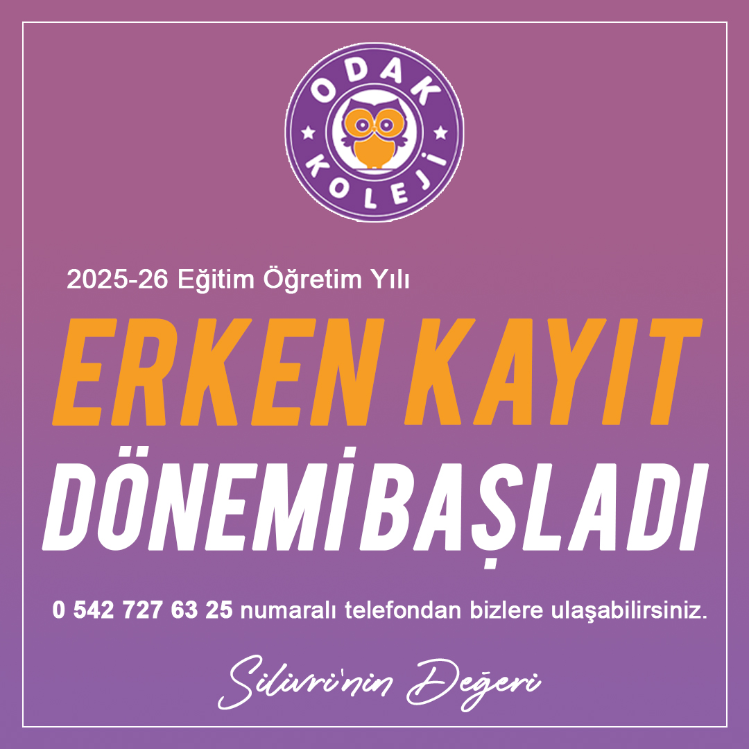 Erken Kayıt Dönemi Başladı